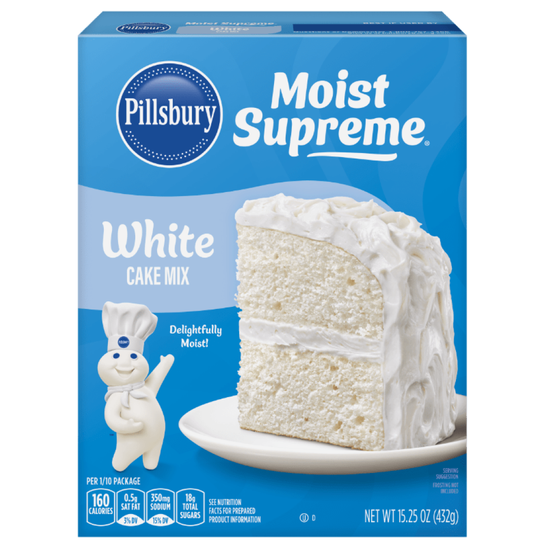 PILLSBURY CAKE MIX WHITE 432G